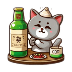 Cat's fun stamp