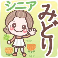 Pretty senior stickers Ver.6-1 Midori