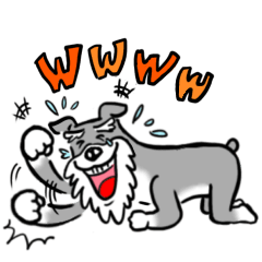 Schnauzer Daily Sticker