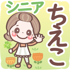 Pretty senior stickers Ver.6-1 Chieko