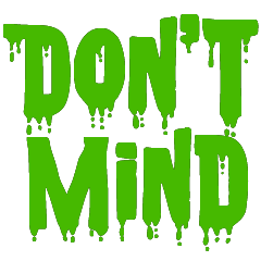 English greeting sticker.dorodoro