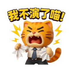 橘貓上班族：生存模式開啟喵！