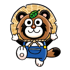 麦わら帽子のポコ助くん