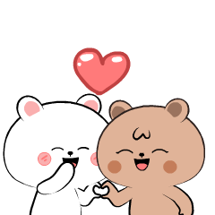 Bear bear white 7 : Animated Stickers