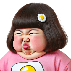Chubby Girl Funny face102(BIG)EN