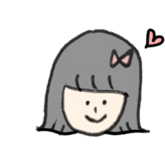 素朴な女の子のスタンプ カラー Line スタンプ Line Store