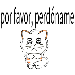 White Foxtail Cat (Spanish)