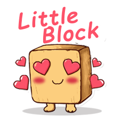Little Block Life -Playful Wood Stickers