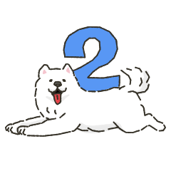 Samoyed-like Samoyed stickers2