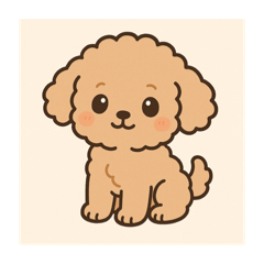 僕の小さなトイプードルの友達