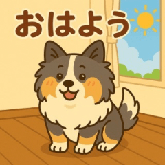 可愛いわんこ♡シンくんの日常会話スタンプ