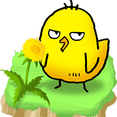 Chick and dandelion part 1.