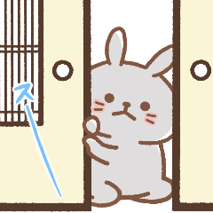 表情豊かなうさぎ　usamusiのスタンプ21