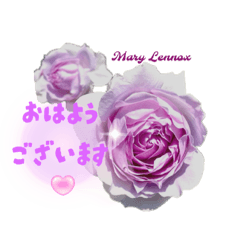 RoseStep薔薇の日常挨拶スタンプ