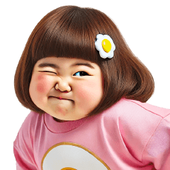 Chubby Girl Funny face102(NoText)