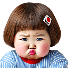 Chubby Girl Funny face103(NoText)