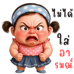 ทับทิม น่าร้าก (บิ๊กสติกเกอร์)