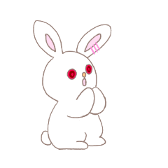 応援し隊　うさぎは幸せを祈ります