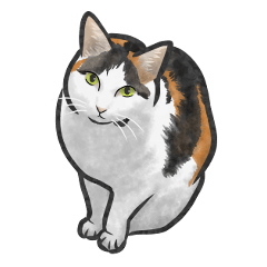 Calico cat Sticker Part 3