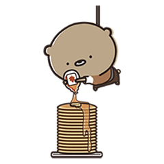 ゆる敬語スタンプ　くまのぽんこつ