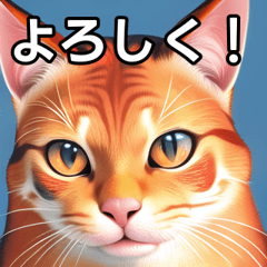 Realistic red cat