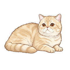 Exotic Shorthair sticker:3