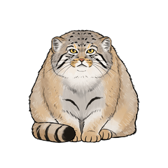 General purpose Pallas's sticker:3