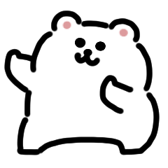Polar Bear Dancing Animated Sticker