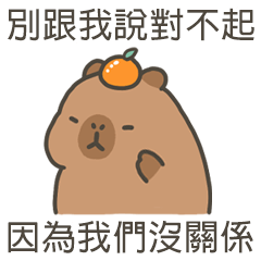 卡比巴拉肥水豚別說對不起