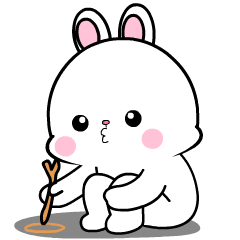 Lovely Rabbit 28 : Animated Stickers