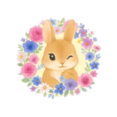 Daily use of cute rabbit