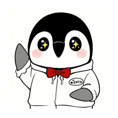 Penguin Greeting Thank you