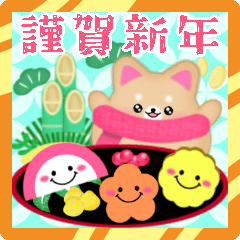 shiba inu dog NewYear pretty 13