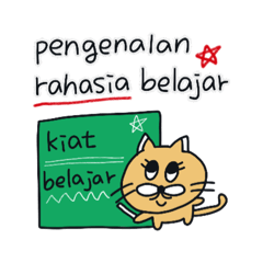 a studying mooncat(Indonesian)