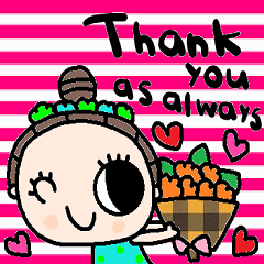 nenerin日常会話スタンプ308英語気遣い