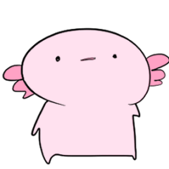 動く！なんだかゆるいウーパールーパー