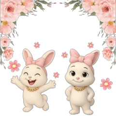 Cute little bunny V.2 - LINE スタンプ | LINE STORE