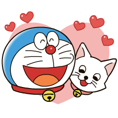 DORAEMON & Tons of Moving Cats Stickers