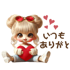 お団子ヘアギャルちゃんの一言♡