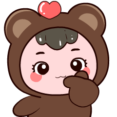 Cosplay Bear : Pop-up stickers