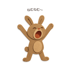 40 Bunny Daily Life Paper Craft Stickers