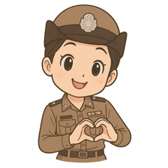 Cute Royal Thai Police