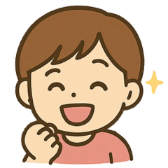 Orange stickers Short hair