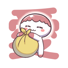 動く！ぽよよんちゃんスタンプ