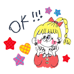 マドの絵スタンプ