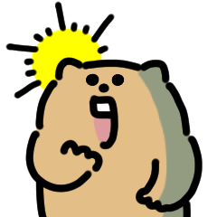 สติ๊กเกอร์เคลื่อนไหว Marmot ร่าเริง