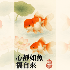 超大長輩圖，金魚財富篇