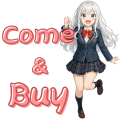 White-Haired Girl Student in English