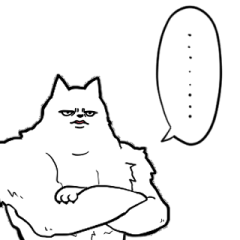 muscular dog with a straight face