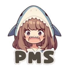 [PMS] Girl wearing a shark